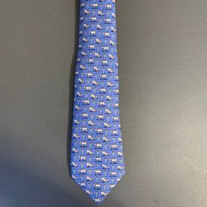 Vinyard Vines Dog and Martini Glass Tie